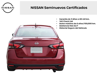 2023 Nissan VERSA 4P ADVANCE L41.6 AUT