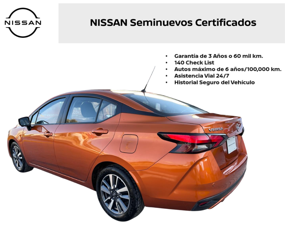 2024 Nissan VERSA 4P ADVANCE L41.6 AUT