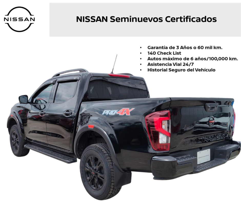 2022 Nissan FRONTIER 4 PTS PRO 4X L4 25L TA AAC PIEL RA-18 4X4