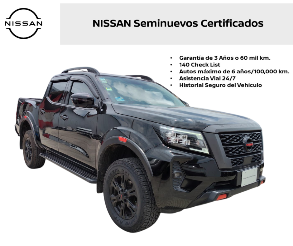 2022 Nissan FRONTIER 4 PTS PRO 4X L4 25L TA AAC PIEL RA-18 4X4