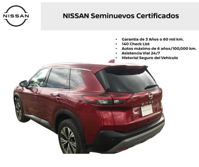 2023 Nissan X-TRAIL 5 PTS EXCLUSIVE CVT PIEL QCP GPS 5 PAS RA-19