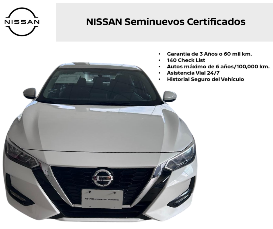 2023 Nissan SENTRA 4 PTS ADVANCE CVT AAC F NIEBLA RA-16