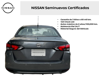 2021 Nissan VERSA 4 PTS ADVANCE AAC VE F NIEBLA RA-16CVT