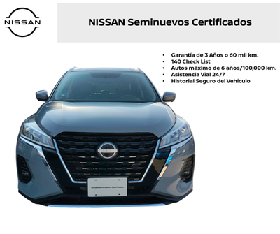 2023 Nissan KICKS 5 PTS EXCLUSIVE 16L TA AAC AUT PIEL GPS RA-17