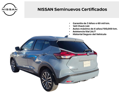 2023 Nissan KICKS 5 PTS EXCLUSIVE 16L TA AAC AUT PIEL GPS RA-17
